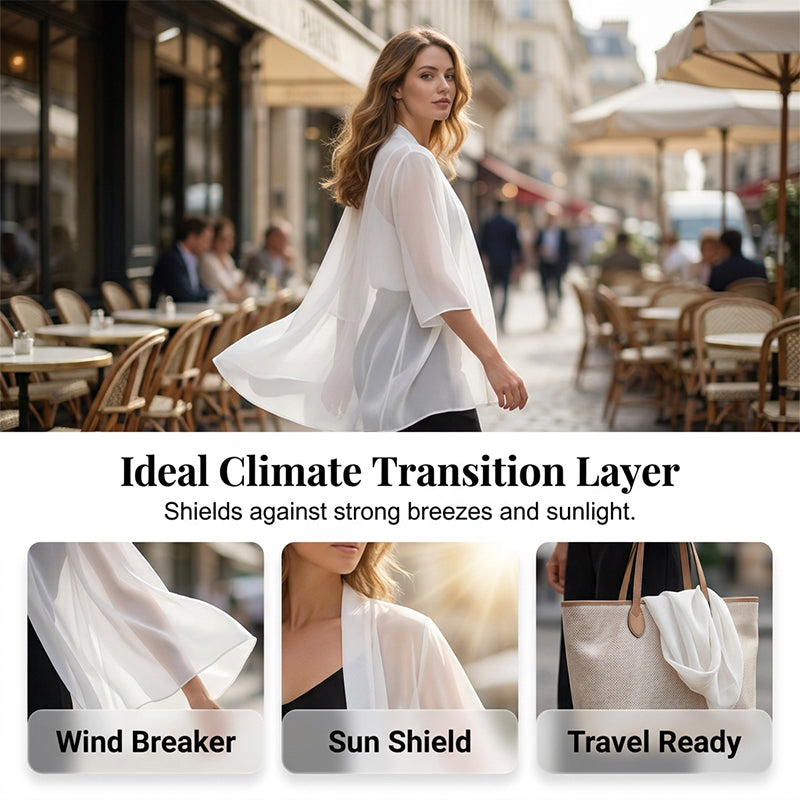 🧥🌸 Átlátszó nyitott kardigán – Prémium, lélegző anyag, 9 színben, S–2XL-ig! ✨💫