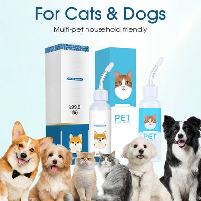 🎁1+1 INGYEN (2 db)🐕🌿 Természetes fültisztító macskáknak és kutyáknak – Gyulladáscsökkentő, nyugtató növényi kivonatokkal! 🐱💚