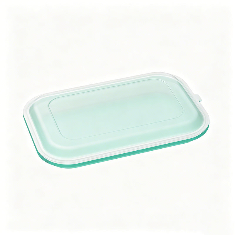 🍱💧 Hordozható szilikon ételdoboz – Rugalmas, kompakt, szorosan záródó fedéllel, tökéletes irodai ebédhez és utazáshoz! 🌿✨
