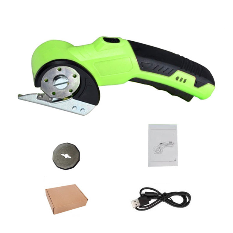 🔋 Type-C újratölthető szövetvágó✂️ LED világításos vezeték nélküli elektromos vágóolló!