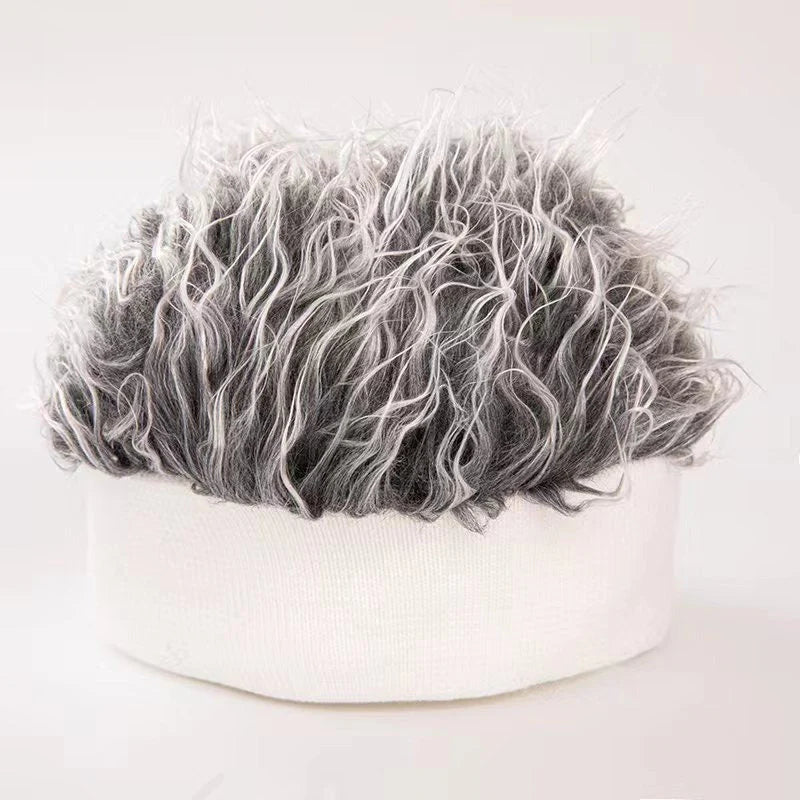 👍2026 Új modell🧢 Hip-hop parókás sapka✨ Uniszex design – Természetes megjelenés, egész napos kényelem!