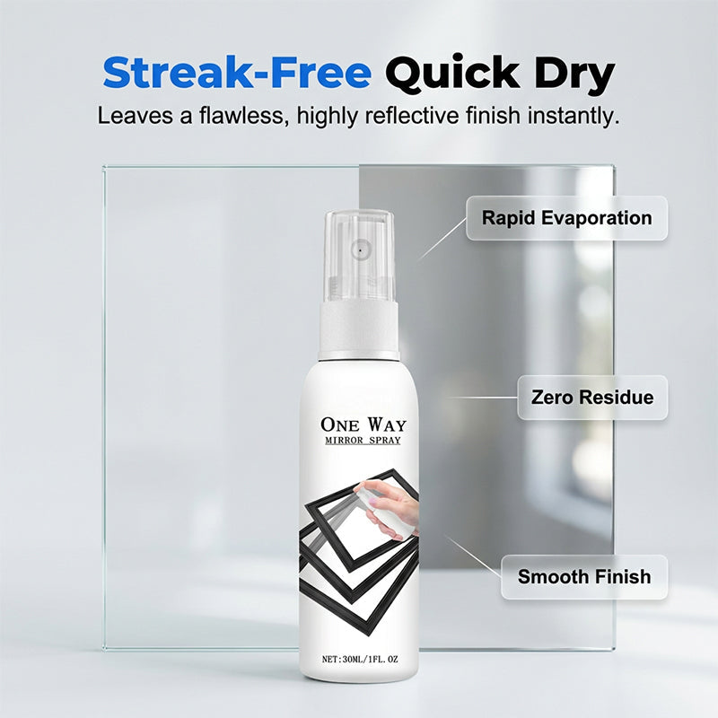 🎁1+1 INGYEN🪞 Fújd fel, és már láthatatlan is vagy – Egyirányú tükör spray otthonra és autóra!