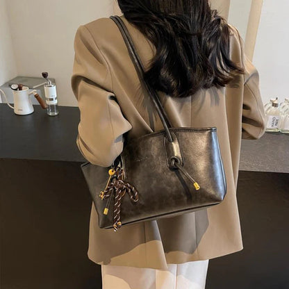 🎁Ingyenes ajándék-medálja🔥Kedvezményes ár👜 Vintage PU válltáska – Időtálló elegancija minden napra!