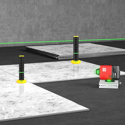 🔥1+1 ingyenes📏 2-in-1 Profi-Nivellierstab✨ Leichtes Aluminium-Werkzeug – Magnetbasis & millimetergenaue HD-Skala!