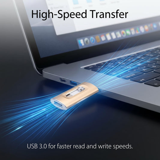 📱💻 3-in-1 univerzális flash meghajtó⚡ Gyors plug-and-play + fémház + 2 TB-ig!