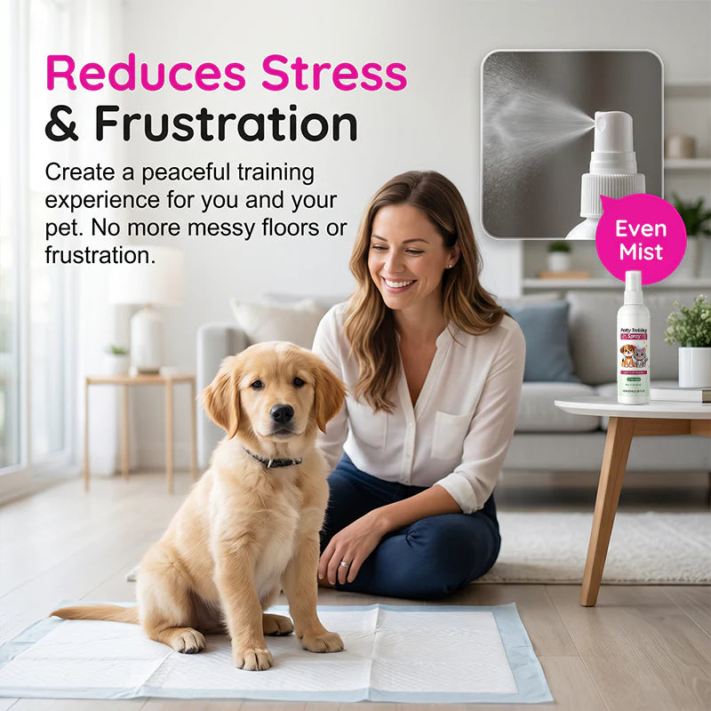 🔥2+2 INGYEN (4 db)🐶🐱 Tisztasági nevelő spray kutyáknak és macskáknak – elősegíti a tisztasági nevelést ✨