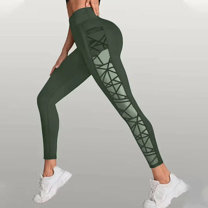 🥇👍Kiváló minőség, sok pozitív értékelés🧘 Kényelmes jóg nadrág oldalzsebekkel💖 Szívmintás hálós leggings – Magas derékú, fenékformáló sport nadrág!