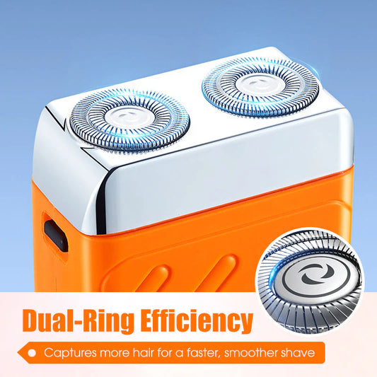 🎉Bestseller akció🪒 Kompakt elektromos borotva🔋 Type-C töltött mini borotva – Ideális otthon és utazás során!