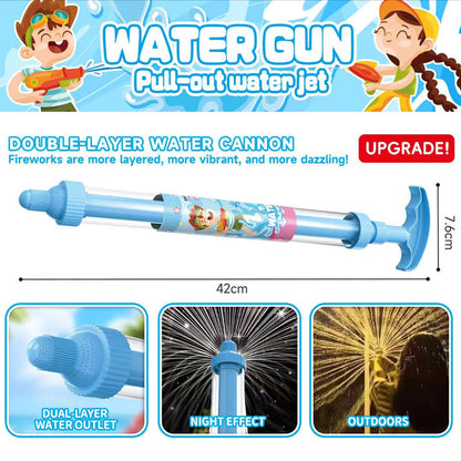 🌈🔫Világos szivárványos LED-es vízipisztoly💧3 egyszerű lépés, szivárgásmentes, gyerekbiztos！