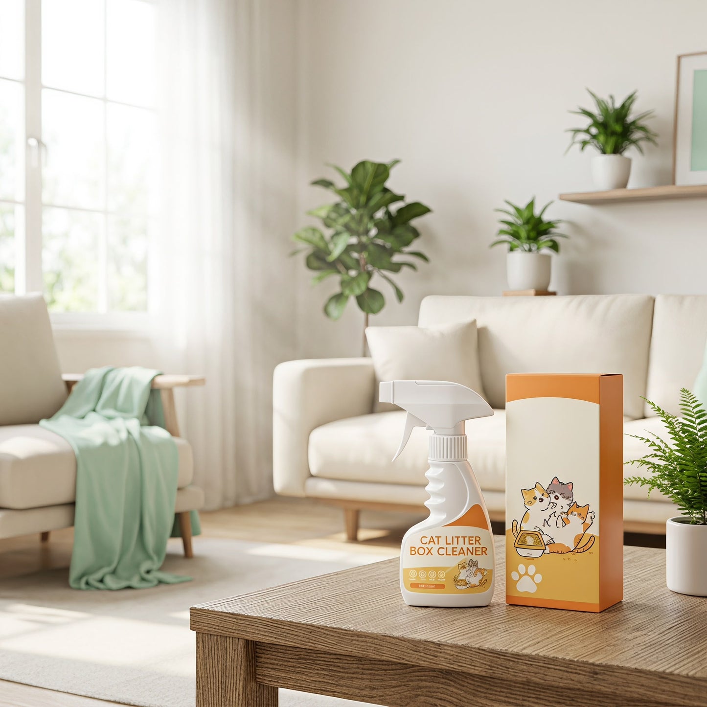 🔥2+2 INGYEN (4 db)🐱🌸 Folttisztító és szageltávolító spray macskáknak – Gyengéd, hatékony, permetezős! 🧴✨