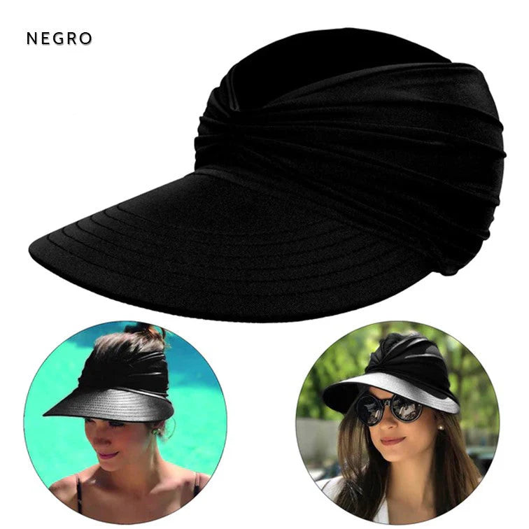 ⏰💥50% árcsökkentés😌 Könnyű és puha napi sapka☀️ Egyszínű napellenző sapka – Erős védelmet biztosít az arcbőrödnek a napsugarak ellen!
