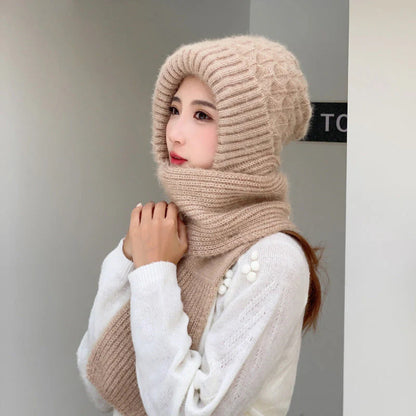 🥶 Téli hideg? Ez a sapka+sál megvédi az arcodat, a nyakadat és a füleidet (Az anyukák imádják!)