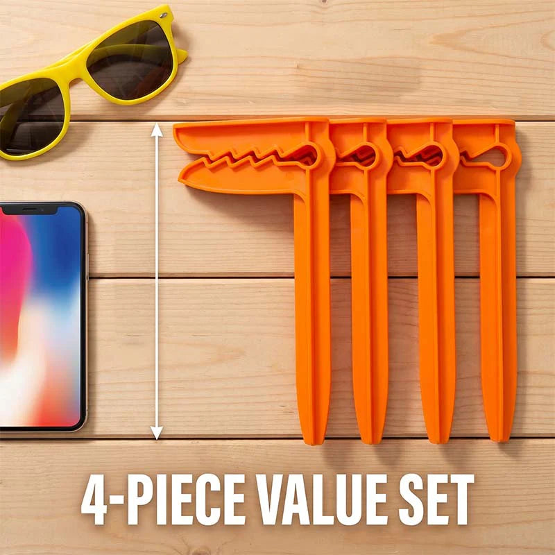 🎁2+2 INGYEN🌊 Szélbiztos strandpaplan csipesz – Homokba és fűbe egyaránt tökéletesen rögzít 🏖️🌬️