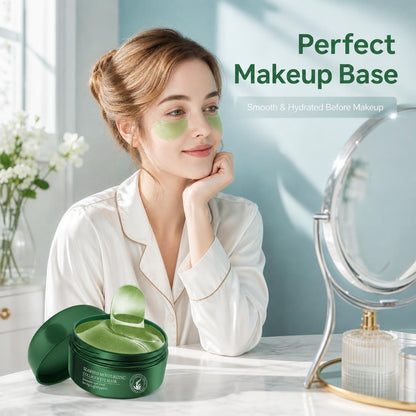 👁️✨ Hínár + kollagén szemkörnyék tapasz – 60 db, mély hidratálás, sötét karikák és finom ráncok ellen! 💎💚