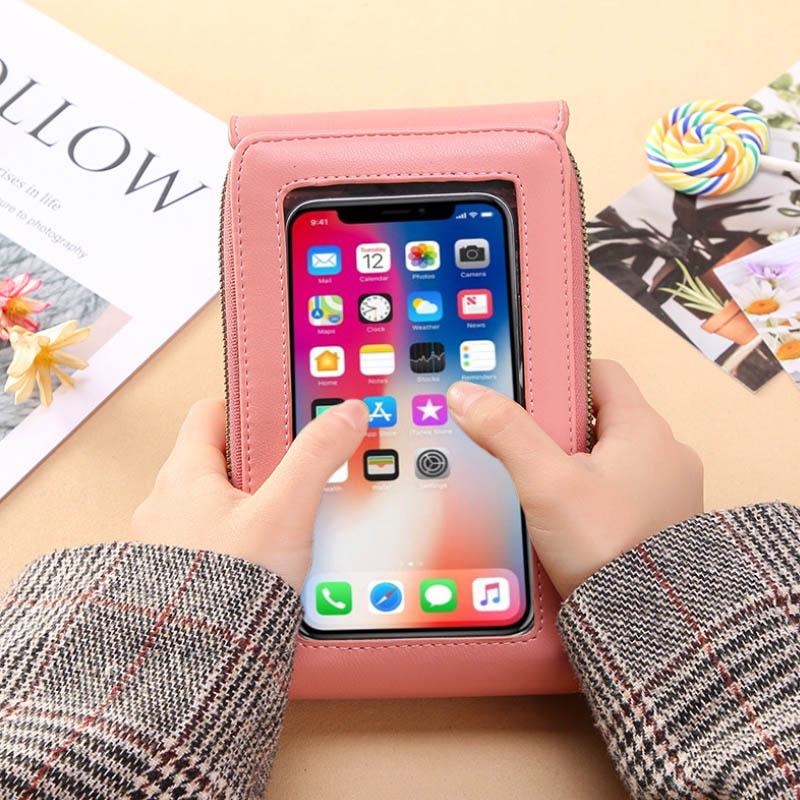 📱 Okos mobil táska🎨 Több színválasztás👜 ForeverBag lopásgátló táska – RFID védelem és 2 az 1-ben funkcio!