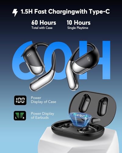 😍2026 tavaszi újdonságok🌍 144 nyelmes AI fordító fülhallgató – Bluetooth 5.4, nyitott fülű kialakítás 60 órás üzemidővel!