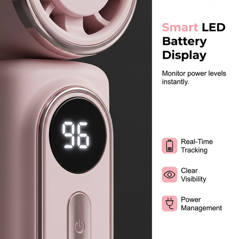 🔝 Legnépszerűbb termékek🧳 Ultrakompakt nyári hűtő💨 Rögzíthető hordozható ventilátor – LED akkumulátor kijelzővel, erős légárammal!