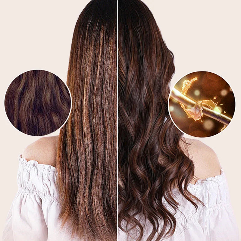 🎁Ingyenes ajándék -📿Gyönyörű hajcsat💇‍♀️Automatikus 360° hajcsavaró – Tökéletes fürtök pillanatok alatt!