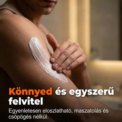 🔥1+1 ingyenes🧔 Férfi kíméletes szőrtelenítő krém🌿 Növényi összetevős testszőrtelenítő – Sheavaj és aloe vera ápolja a férfi bőrt irritáció nélkül!