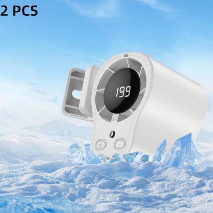 🔥1+1 ingyenes (összesen 2)🚗💨 LED-es autós hűtőventilátor – Csendes, erős légáram, 199 sebességfokozattal! 🌬️🔋