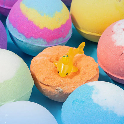 🎁🔥4 dobozs ingyens🛁 Fürdőbomba szett tengeri meglepetéssel – Minden bath bombban játék!