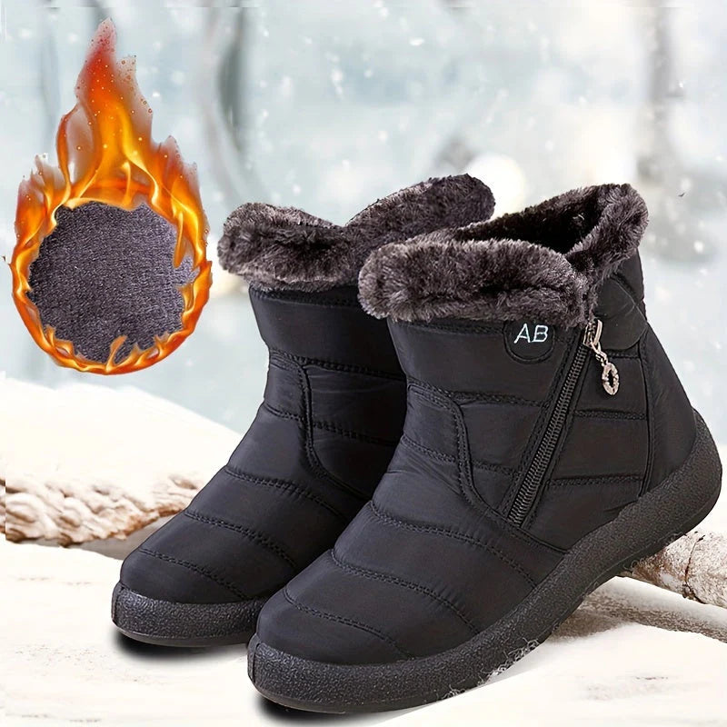 👍2026 Új modell🔥🔥Sok kedvező értékelés❄️Téli Csizmák – Vastag Plüss Bélés + Csúszásgátló Talp!