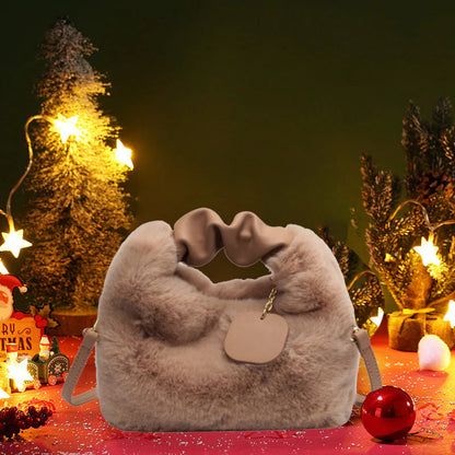🎁Ingyenes ajándék✨ Luxus érzetű, bőrbarát kézitáska👜 Műszőrme táska – Elegancia és funkcionalitás minden nő számára!