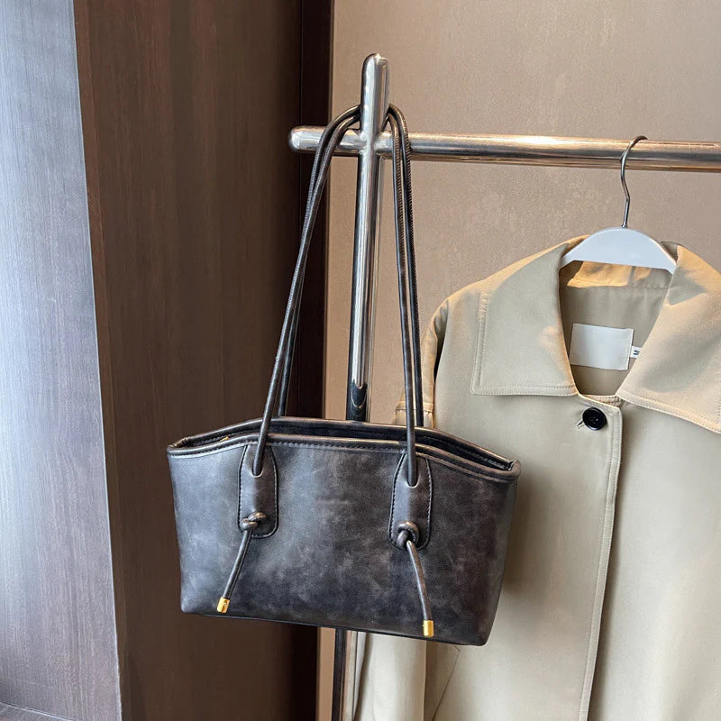 👍2026 Új modell😜30% árcsökkentés👜 Vintage stílusú PU bőr válltáska – Prémium minőség, praktikus és nőies mindennapi kiegészítő!