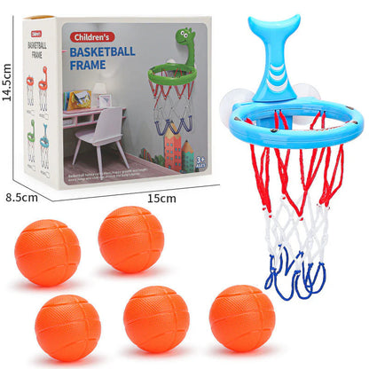 🏀 Többféle mintás játékkarika – Erős tapadókoronggal, biztonságos gyerekjáték!