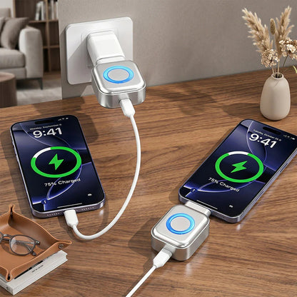 🛡️⚡ 140 W-os szupergyors töltés + AI automatikus kikapcsolás🔋 Intelligens jelzőgyűrű + univerzális kompatibilitás – Telefon, tablet, laptop!
