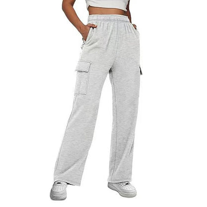 🎁Ingyenes ajándék!!!👖Magas derekú széles szárú cargo nadrág ✨Puha lélegző női nadrág – Casual stílus, egész évben kényelmes és sokoldalú!