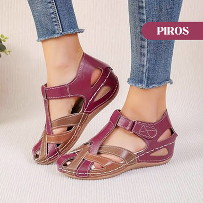 🎉46% árcsökkentés🥿 Ortopédiai női szandálok: kényelem és egészség egész nap!👠 5 cm-es sarokemelkedés: stílusos és fájdalommentes viselet!