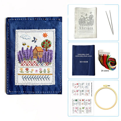 😁árcsökkentési akció🧵DIY Hímző Öltés Gyakorlat Könyv – 90+ Öltés + Minden Alapanyag!