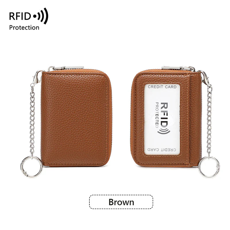 🔥1+1 ingyenes💳 RFID-védelemmel ellátott PU bőröpenztárca🃏 Harmónikaszerkezetű kártyatartó – Rendeltetlen tárolás minden napra!