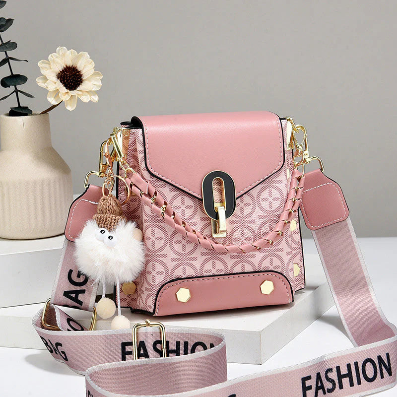 🎁Ingyenes ajándék-🎊Gyönyörű medál👜✨Elegáns geometrikus mini válltáska – Prémium PU bőr, sokoldalú és rendezett！