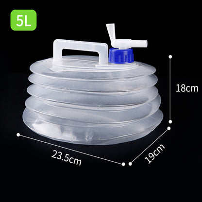 💧 Összehajtható víztartály csapokkal🎒3–15 literes kapacitás – Ultrakompakt tárolás🏕️ Szivárgásbiztos csap + ergonomikus fogantyú！