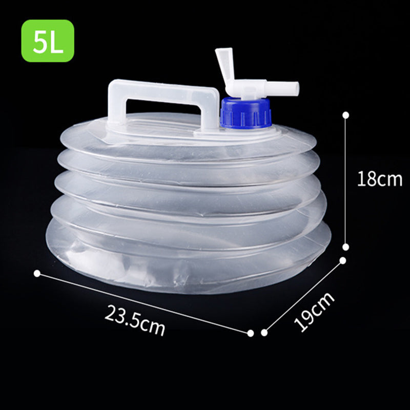 💧 Összehajtható víztartály csapokkal🎒3–15 literes kapacitás – Ultrakompakt tárolás🏕️ Szivárgásbiztos csap + ergonomikus fogantyú！