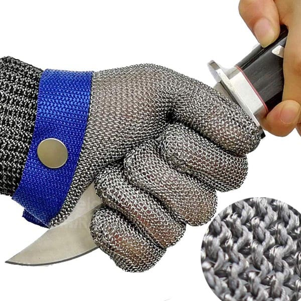 🧤Stainless Steel Cut-Resistant Mesh Glove⏳ Élelmiszeripari minőségű rozsdamentes acél hálós fémkesztyű！