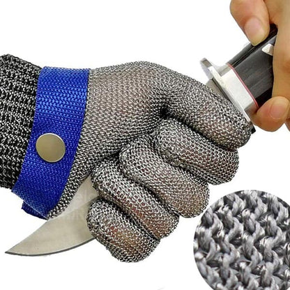 🧤Stainless Steel Cut-Resistant Mesh Glove⏳ Élelmiszeripari minőségű rozsdamentes acél hálós fémkesztyű！