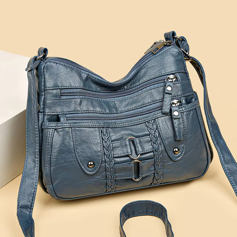 💥Hatalmas árcsökkentés🎒💖 Több rekeszes, biztonságos női táska – Minden napi holmid elfér benne, stílusosan! 🌟🛍️
