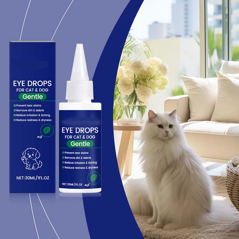 🌈2+1 INGYEN👁️ Kutyák és macskák szemcsepp🐾 Hidratáló állati szemcsepp – Mindennapi gyengéd szemápolás！