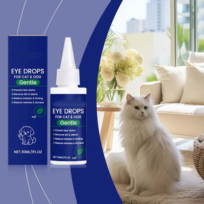 🌈2+1 INGYEN👁️ Kutyák és macskák szemcsepp🐾 Hidratáló állati szemcsepp – Mindennapi gyengéd szemápolás！