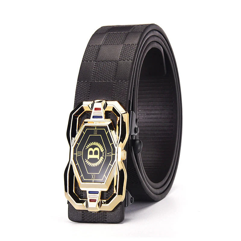 😍 50% kedvezmény🎩💼 Elegáns és praktikus: krokodilbőr és fényes fém a modern úriember számára!