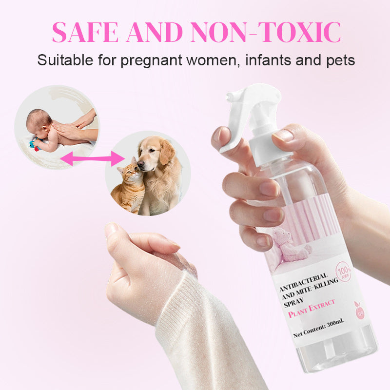 🎉45% árcsökkentés👶 Babákhoz és érzékeny bőrhöz biztonságos tisztítóspray🌿 Természetes atka- és baktériumölő spray – 30 napos frissesség, öblítés nélkül használható!