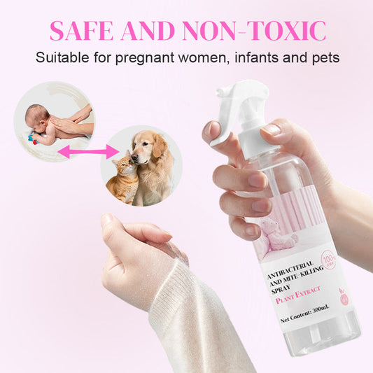 🎉45% árcsökkentés👶 Babákhoz és érzékeny bőrhöz biztonságos tisztítóspray🌿 Természetes atka- és baktériumölő spray – 30 napos frissesség, öblítés nélkül használható!