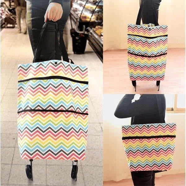 🛒✨2 az 1-ben bevásárlószatyor, összecsukható zöld szatyor – Tökéletes bevásárláshoz! 🛍️💪