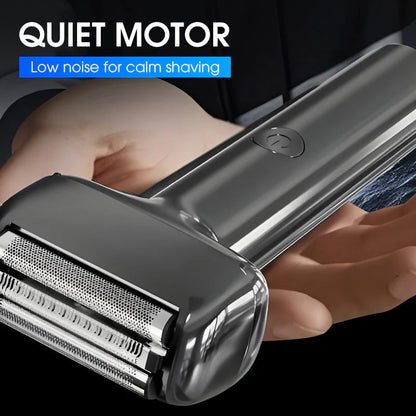 🎉Bestseller akció😜30% árcsökkentés🧔🪒 Férfi fólia elektromos borotva-Erős motor, csendes működés és teljes vízállóság!⚡