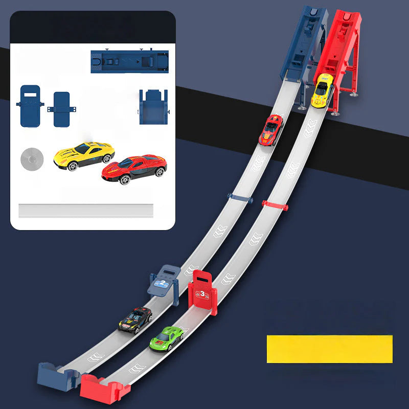 📩30% kedvezmény🏁110cm Hosszú Versenypálya – Kétjátékos Mod + Gravitációs Lejtő!