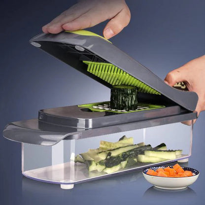 🎊 16 darabos készle😜50% árcsökkentés🥕 Többfunkciós zöldségszeletelő – Gyors, éles és egyszerű tisztítás!🔪Egy gép helyett minden vágási munkát!