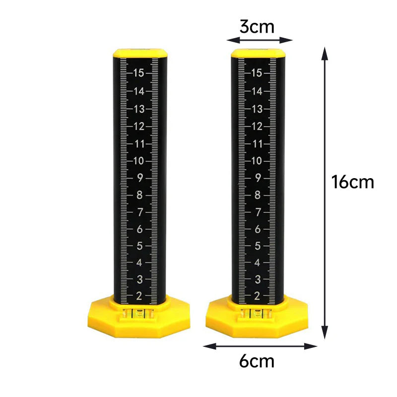 🔥1+1 ingyenes📏 2-in-1 Profi-Nivellierstab✨ Leichtes Aluminium-Werkzeug – Magnetbasis & millimetergenaue HD-Skala!